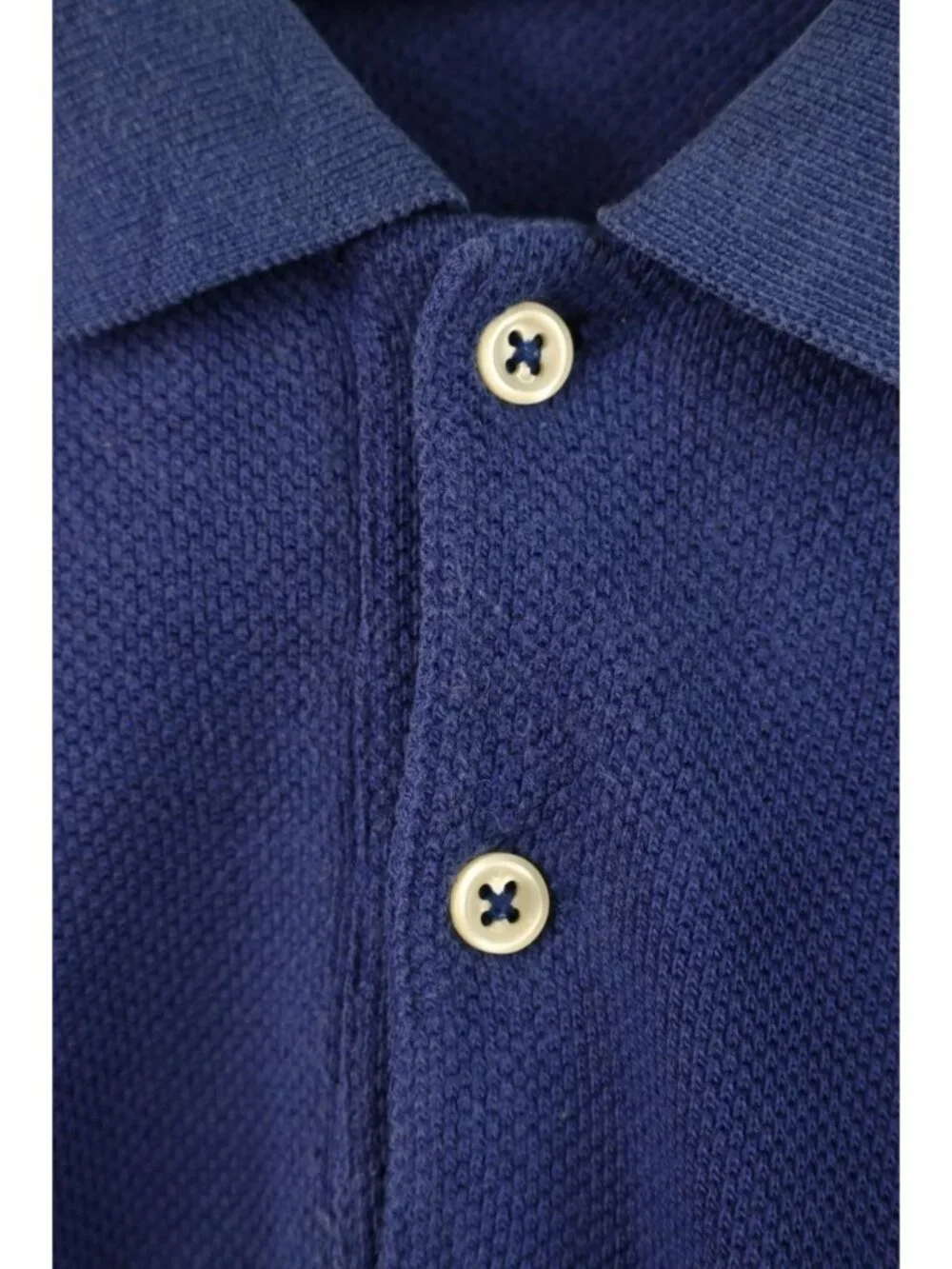 Vintage 90s Ralph Lauren Mens XL Color Block Thermal Knit Long Sleeve Rugby Polo